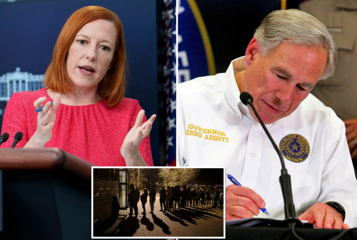 Psaki decries Texas Gov. Greg Abbott’s ‘publicity stunt’ plan to bus immigrants to DC